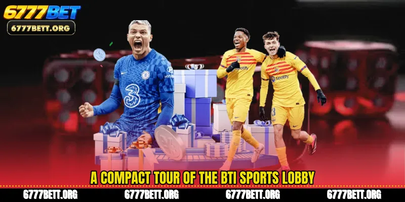 A compact tour of the BTi Sports lobby