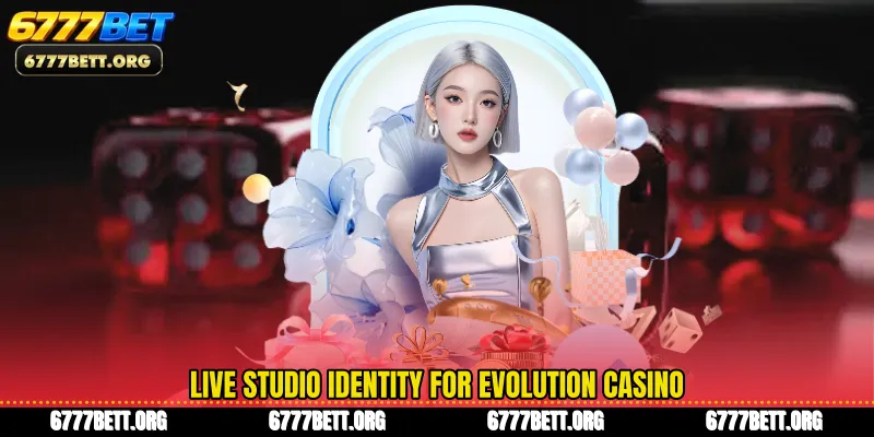 Live studio identity for Evolution Casino