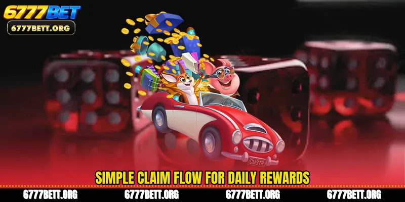Simple claim flow for daily rewards