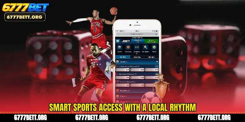 Smart sports access with a local rhythm